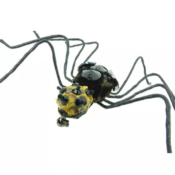 miu miu brooch spider spider beige pink Authentic used T17589